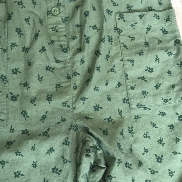 The Nines by HATCH Green Floral Jumpsuit Maternity - Picture 3 of 6